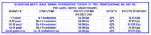 TABELLA SCONTI PER CONFEZIONI BL1005HGR